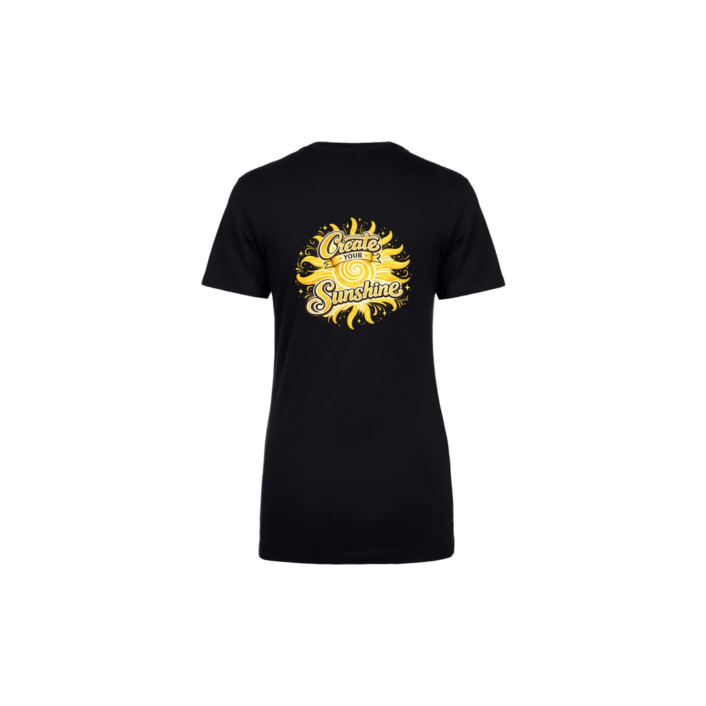 Black back flat lay
