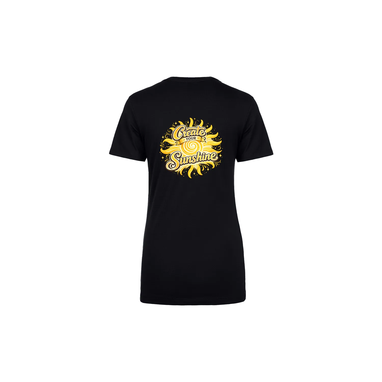 Black back flat lay