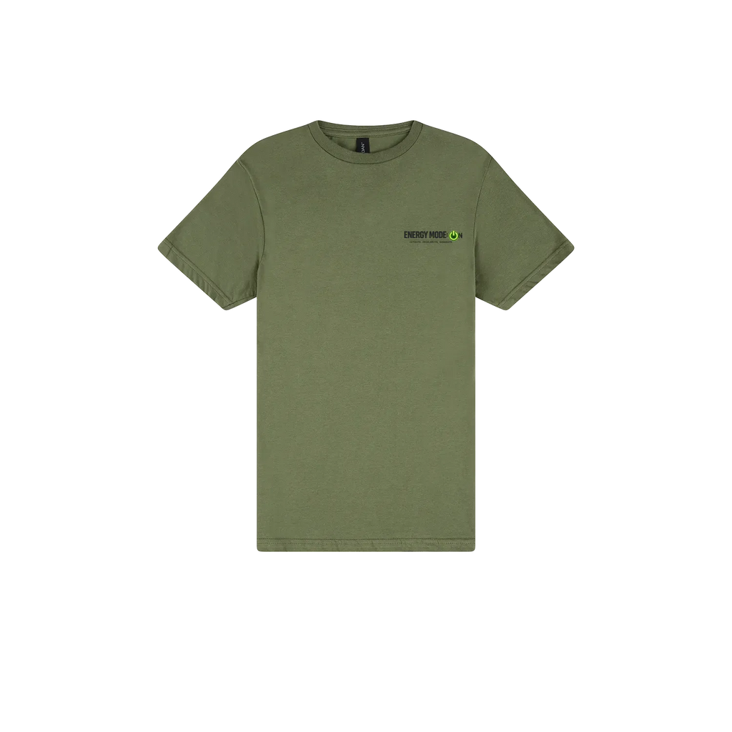 Military Green front flat lay