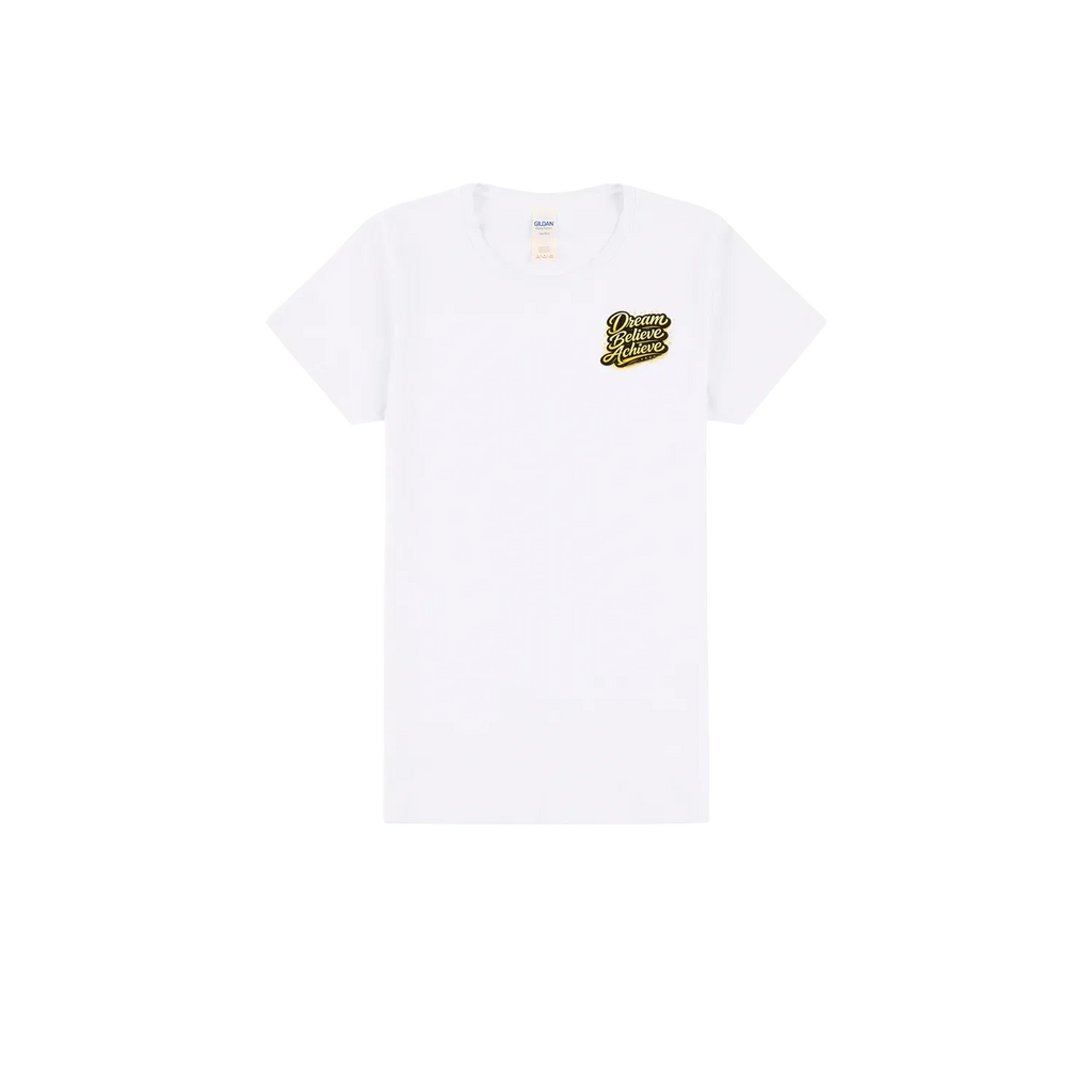 White front flat lay