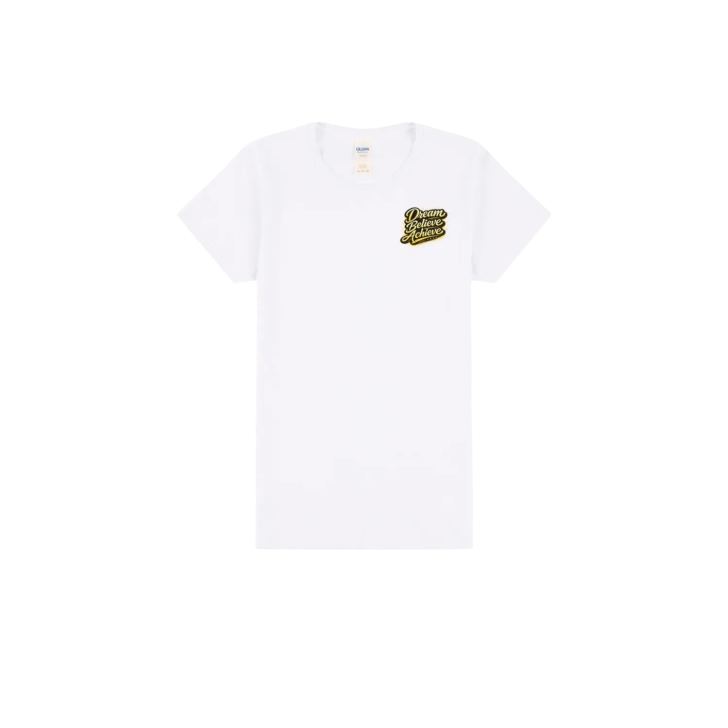 White front flat lay