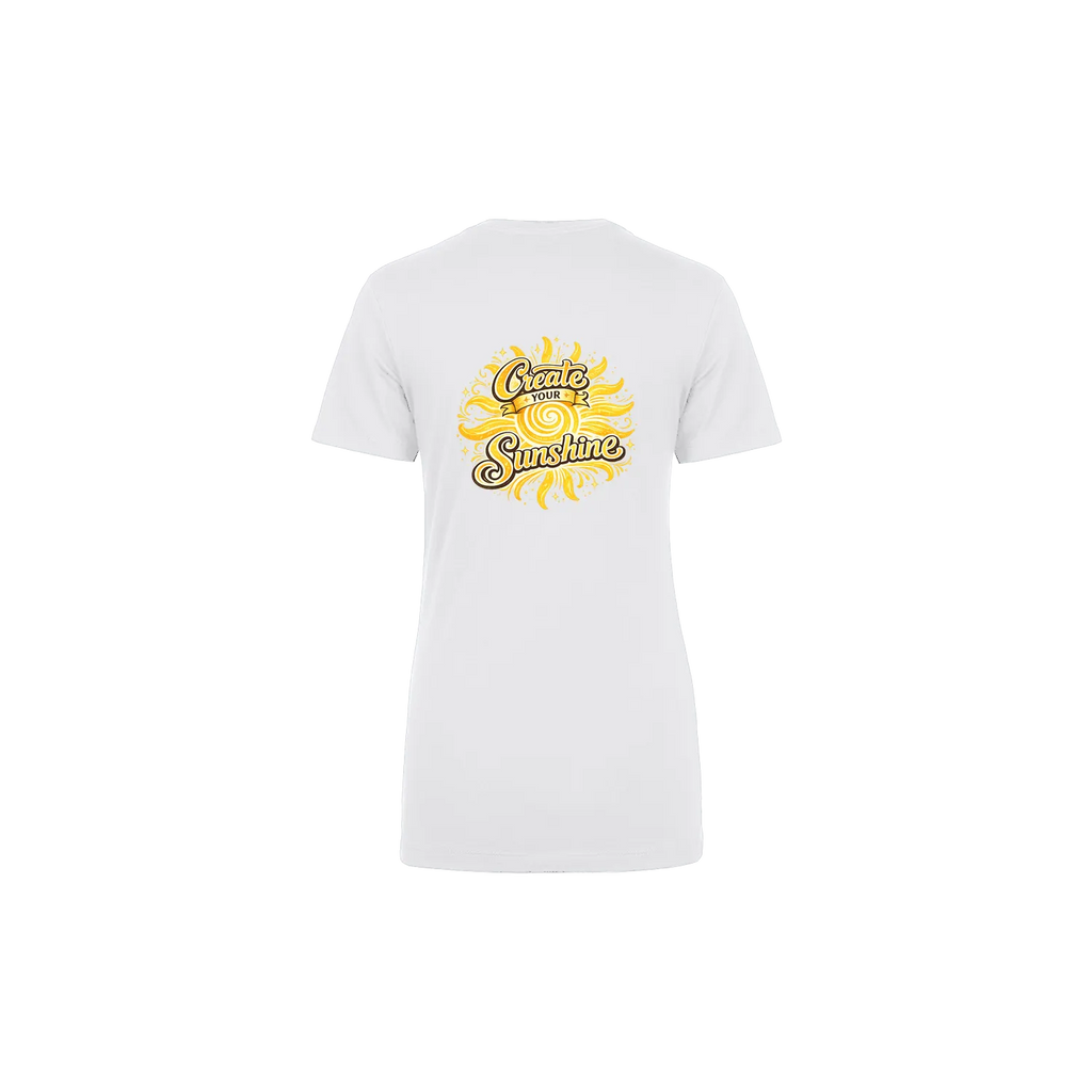 White back flat lay