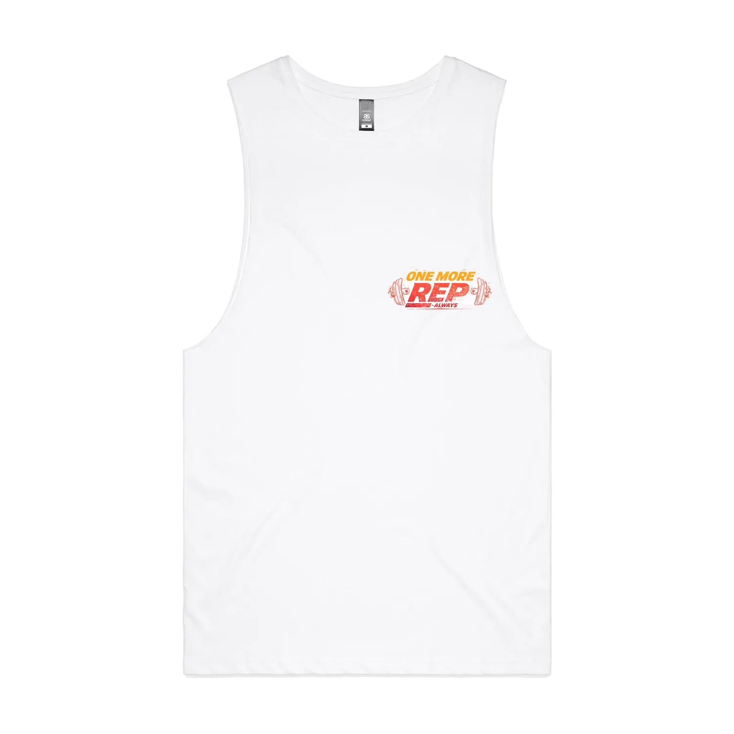 White front flat lay