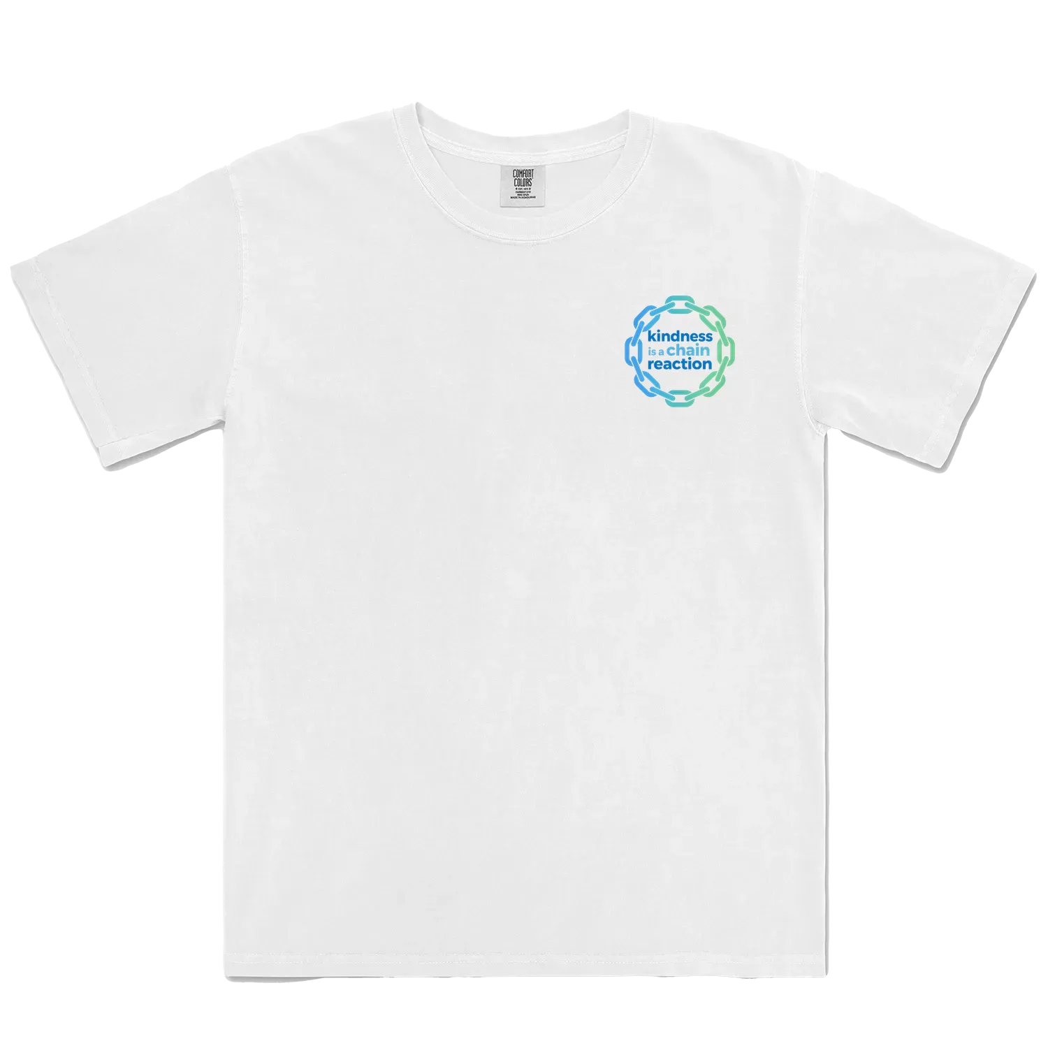 White front flat lay