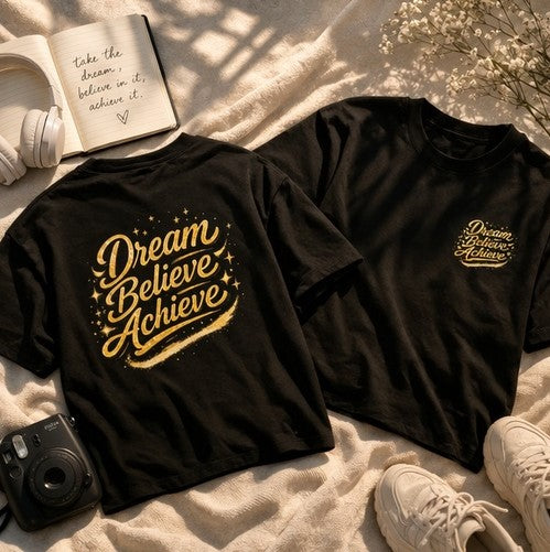 Dream Believe Achieve T Shirt